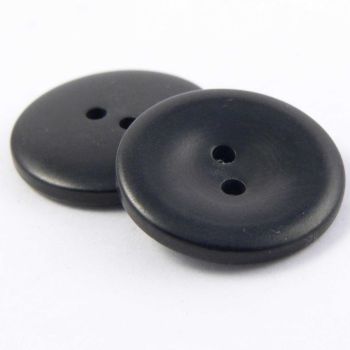 20mm Black Corozo 2 Hole Button