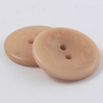 23mm Natural Brown Corozo 2 Hole Button