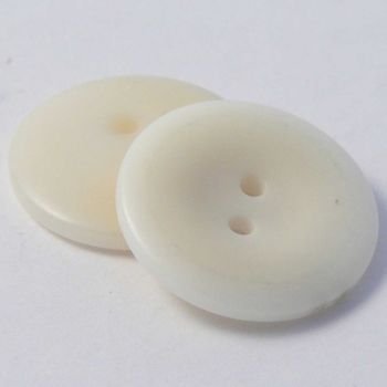 11.5mm Ivory Corozo 2 Hole Button