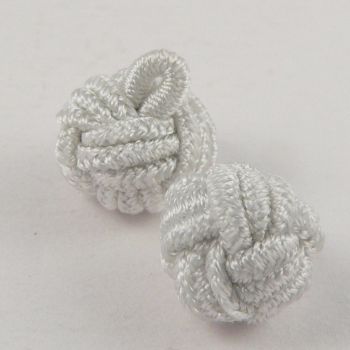 10mm Ivory Chinese/Turkish Knot Ribbon Shank Button