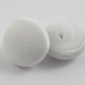 11mm Pale Ivory Medium Weight Duchess Satin Fabric Shank Buttons