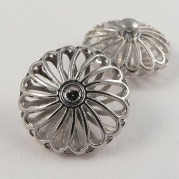 20mm Fine Silver metal Shank Button