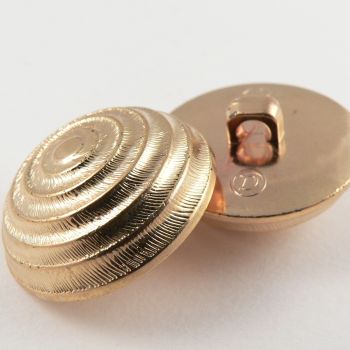 13mm Gold Pyramid Domed Shank Sewing Button