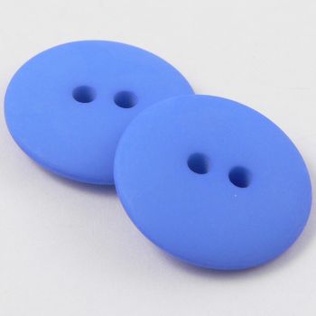 15mm Royal Blue Matt Smartie Style 2 Hole Button