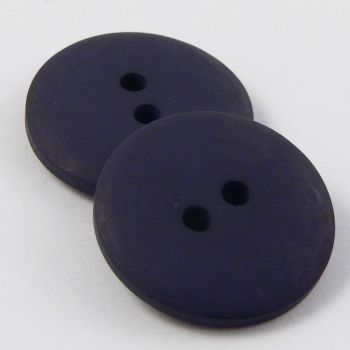 23mm Navy Matt Smartie Style 2 Hole Button