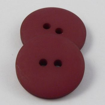 23mm Dark Rose Matt Smartie Style 2 Hole Button