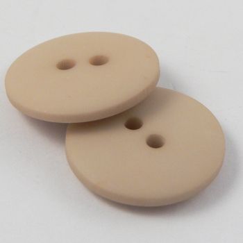 23mm Fawn Matt Smartie Style 2 Hole Button