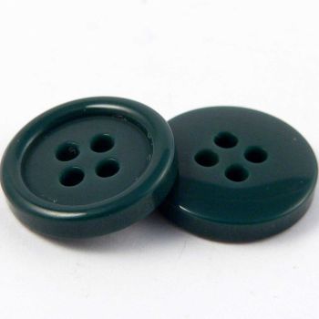 15mm Bottle Green Blazer/Suit 4 Hole Button