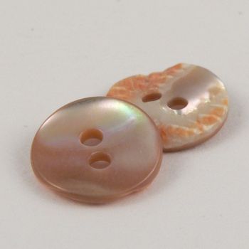 8mm Abalone Shell 2 Hole Button