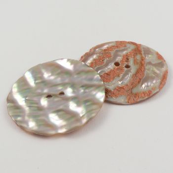 27mm Australian Abalone Shell 2 Hole Button