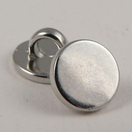 20mm Chrome Metal Shank Button - Totally Buttons