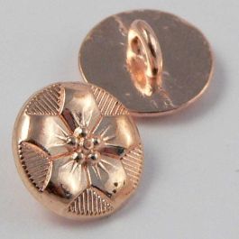 10mm rose antique silver metal sewing button shirt buttons shank
