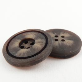 Light Brown 4 Hole Coat Buttons size 27mm