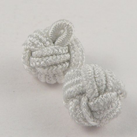 10mm Ivory Chinese/Turkish Knot Ribbon Shank Button