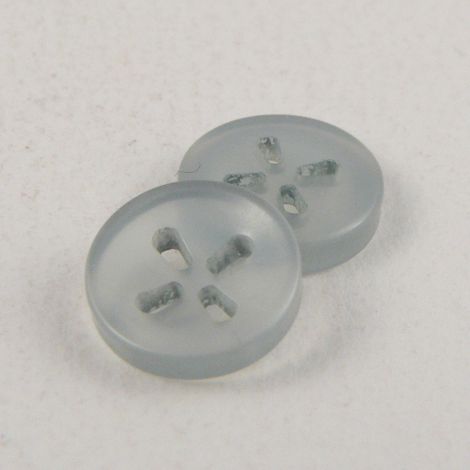 10mm Blue Shirt 4 Hole Button