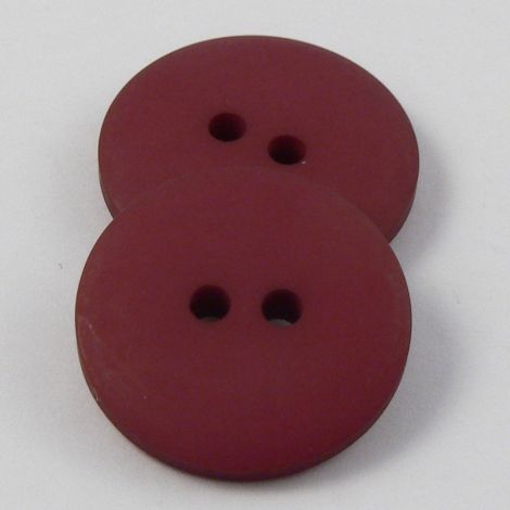 10mm Dark Rose Matt Smartie Style 2 Hole Button