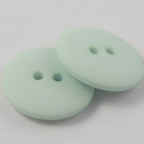 10mm Mint Green Matt Smartie Style 2 Hole Button