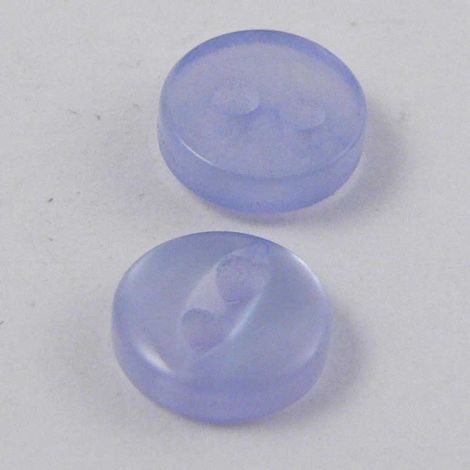 6mm Pearl Blue Fish-Eye 2 Hole Button