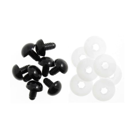 12mm Solid Eye 2 Part Safety Button