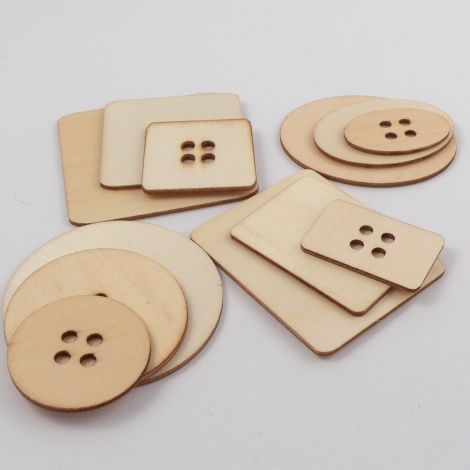 62mm Decorative Button Shape 4 Hole Button